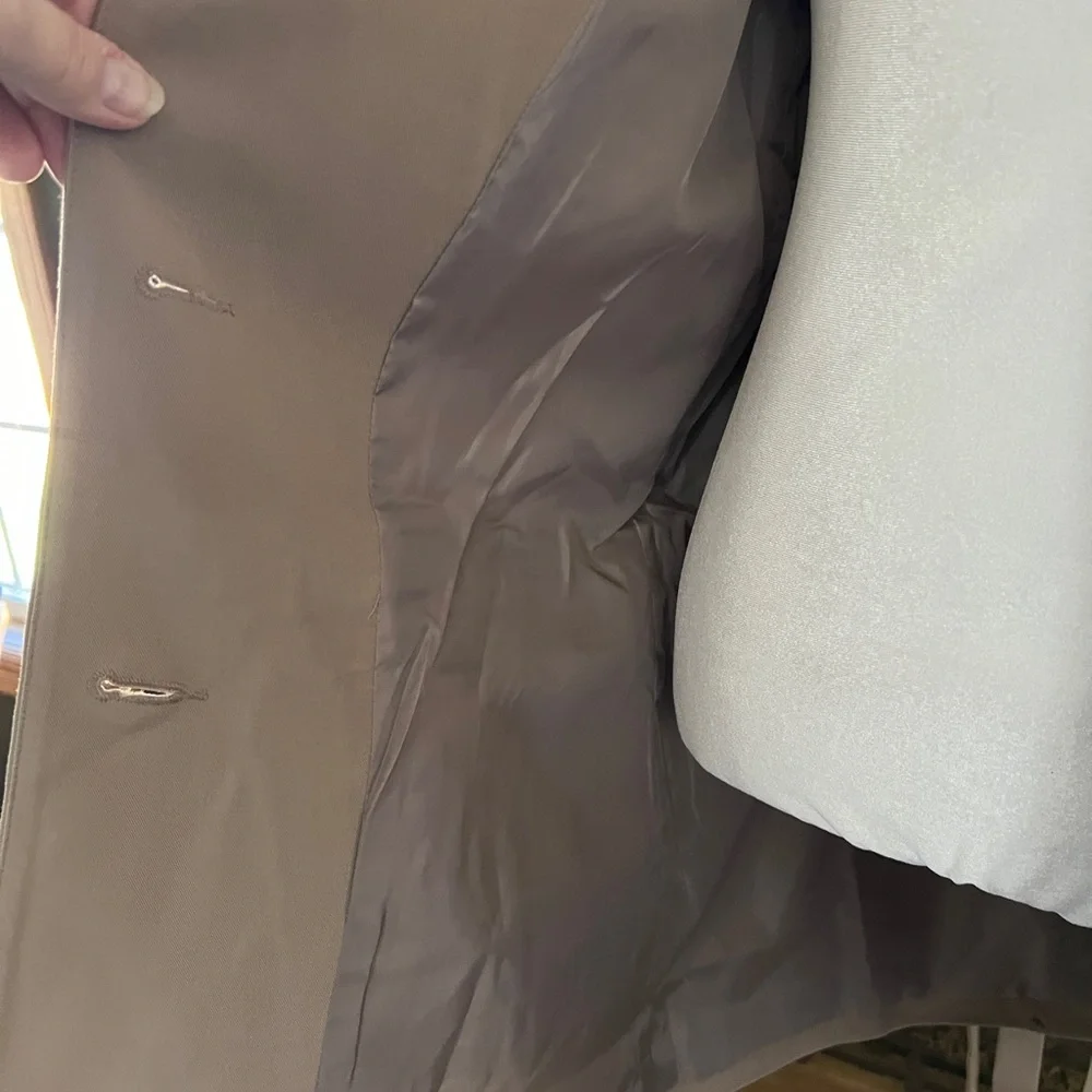 Topshop Women's Tan Belted‎ Blazer Jacket Size 4 NEW